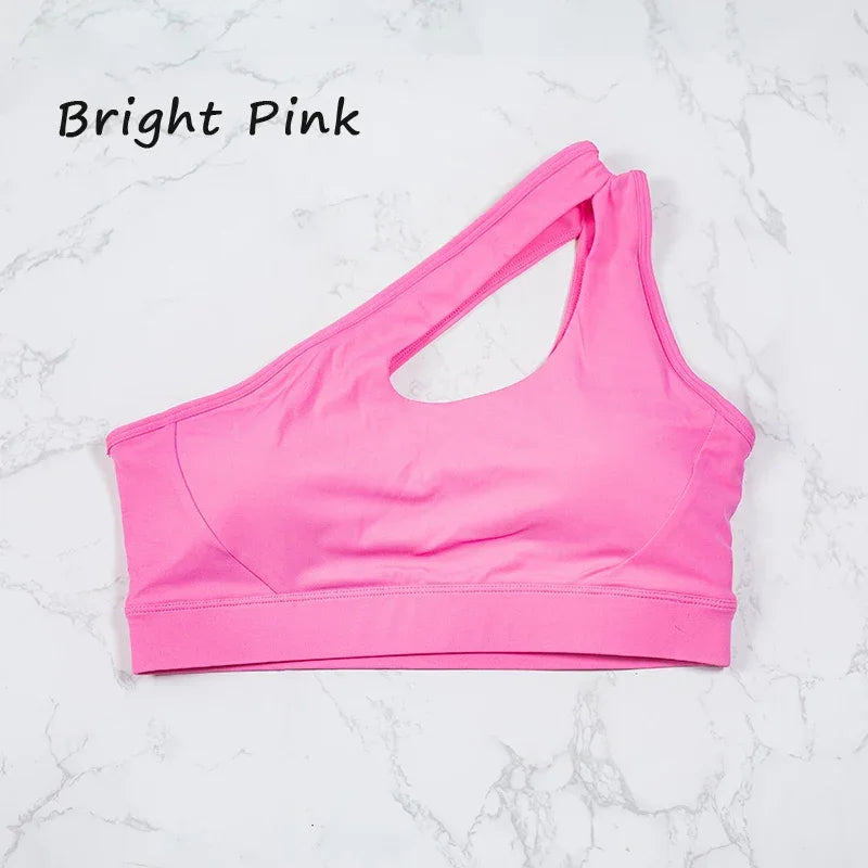 One Shoulder Sports Bras