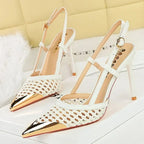 Mesh Open Heel Shoes - Piña Colada