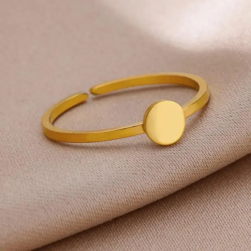 Stainless Steel Rings Aesthetic - Piña Colada
