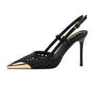 Mesh Open Heel Shoes - Piña Colada