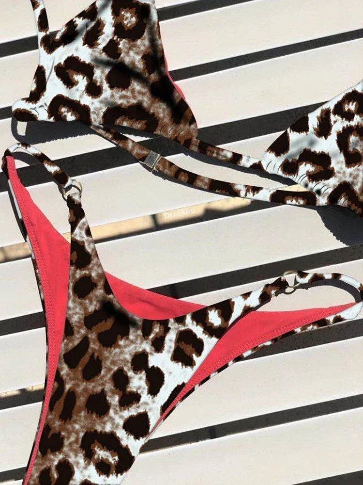Micro Bikini Leopard - Piña Colada