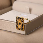 Evil Eye Rings Stainless Steel - Piña Colada