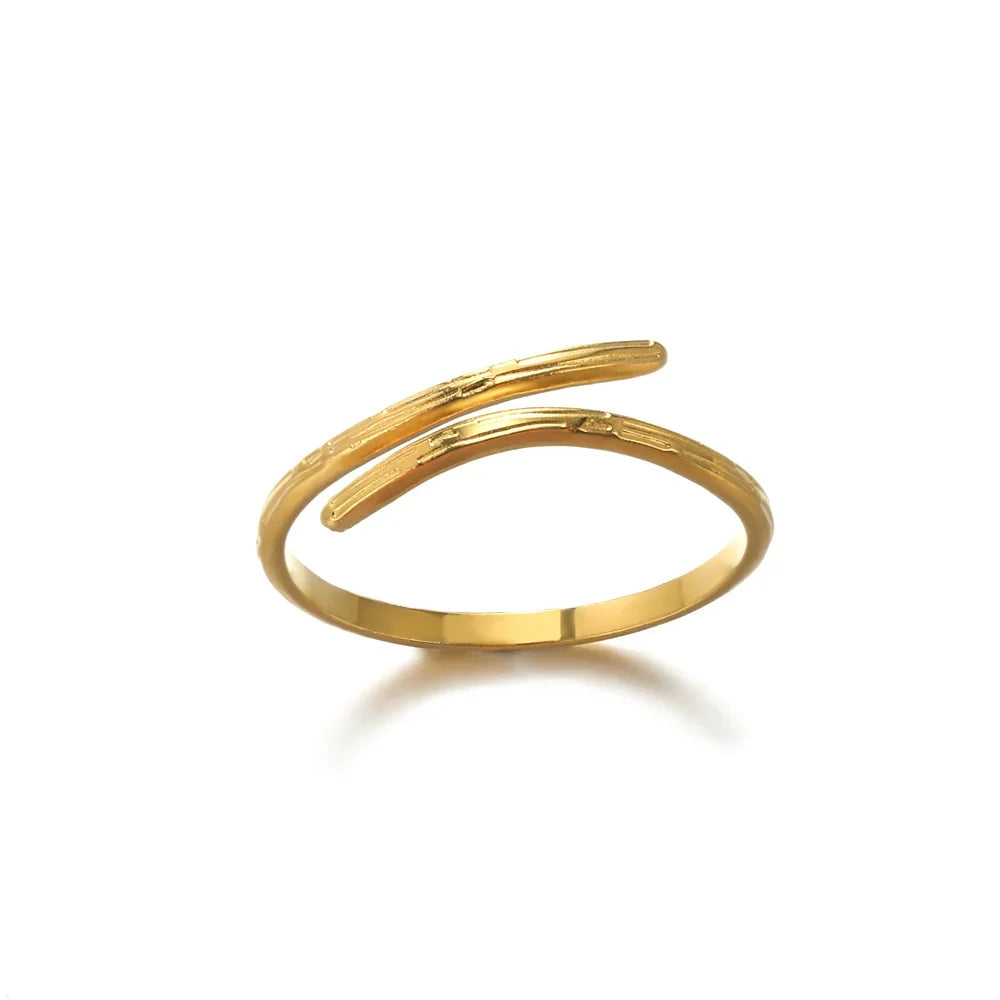 Stainless Steel Rings for Women Gold - Piña Colada