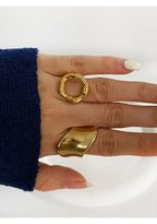 Gold Plated Rings - Piña Colada