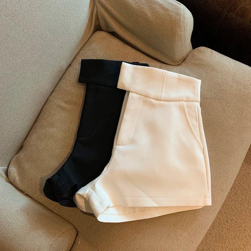Streetwear Shorts Elegant High Waist - Piña Colada