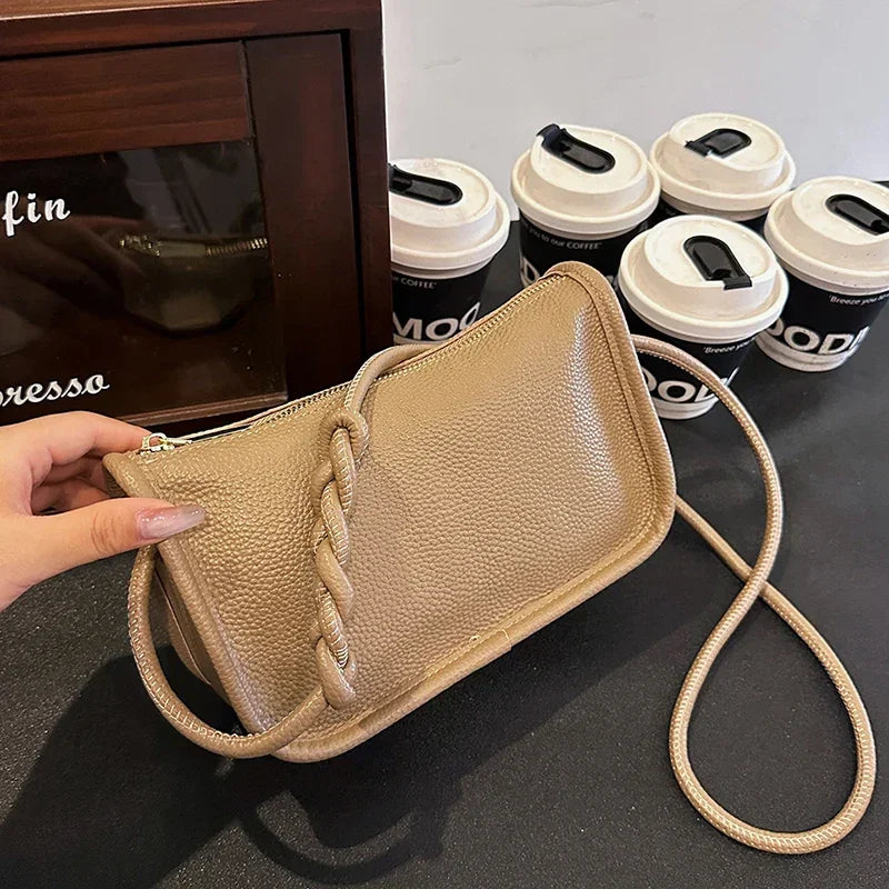 Leather Crossbody Bags - Piña Colada