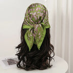 Bohemian Silk Scarf - Piña Colada