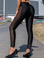 Solid High-Waist Stretch Leggings – Everyday Essential - Piña Colada