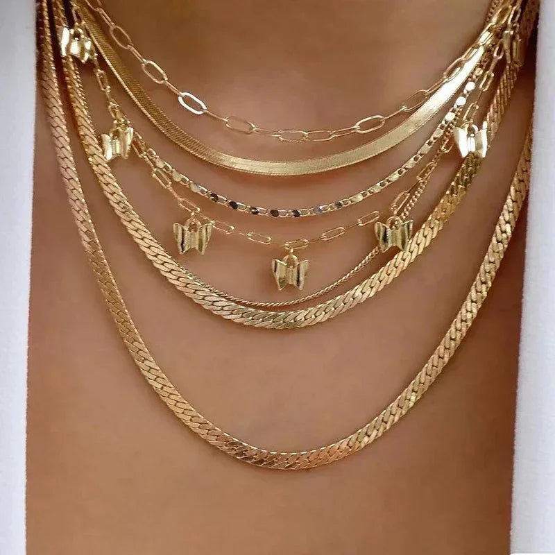 Bohemia Multilayer Necklaces - Piña Colada