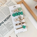 Trendy Geometric Hairpins for Women - Piña Colada