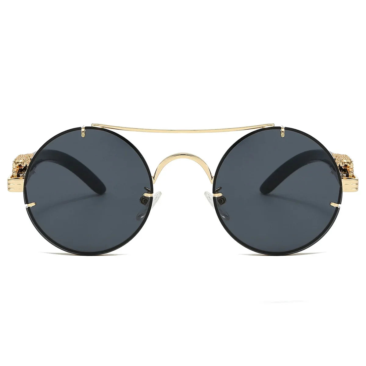 Vintage Round Sunglasses - Piña Colada