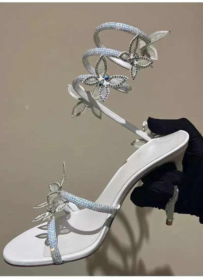 Butterfly Detail Women Sandals - Piña Colada
