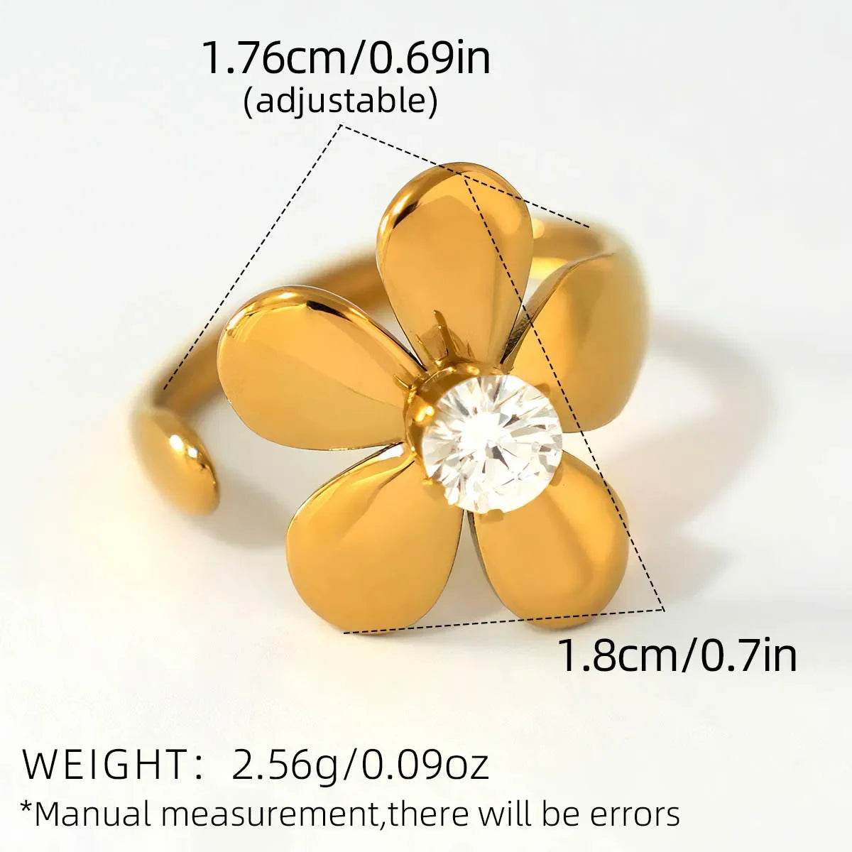 Cubic Zirconia Ring - Piña Colada