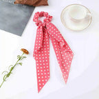 Satin Scrunchie Scarf - Piña Colada