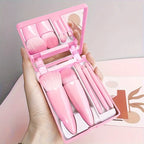 5-Piece Makeup Brush Set - Piña Colada