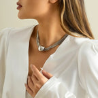 Multilayer Chain Clavicle Necklace - Piña Colada