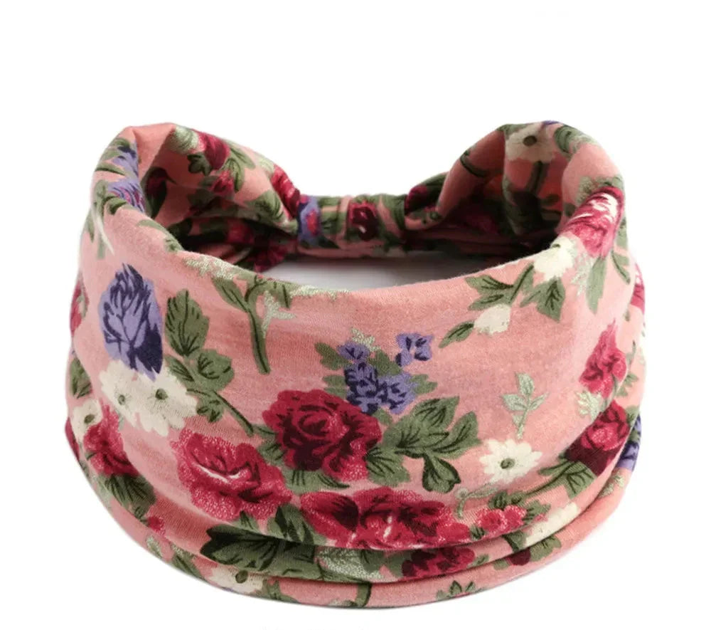 Leopard Print Headbands - Piña Colada
