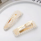 Flower Pearl Hair Clip - Piña Colada