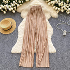 Summer Casual Pants Women High Waist - Piña Colada