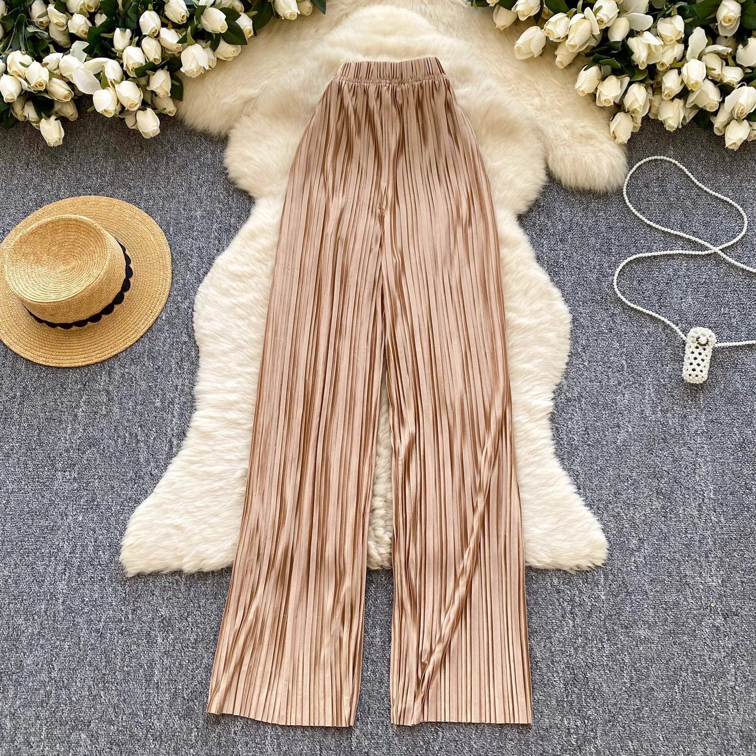 Summer Casual Pants Women High Waist - Piña Colada