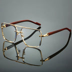 Square Metal Shades Sunglasses - Piña Colada