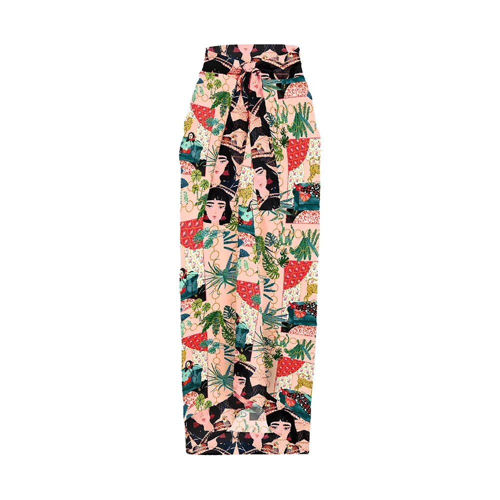 Print Cover Up Monokini - Piña Colada