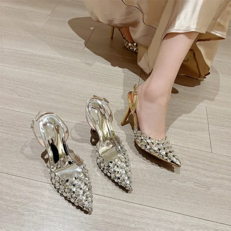 Pointed Toe Women Pumps - Piña Colada