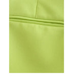 Asymmetrical High Waist Zipper Shorts - Piña Colada