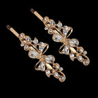 Clear Crystal Hair Pins - Piña Colada