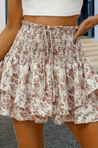 Floral Shorts - Piña Colada