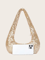 Metallic Sequin Boho Bag - Piña Colada