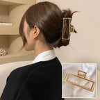 Metal Geometric Hair Claws - Piña Colada