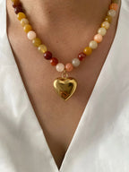 Multi-color Natural Stone Handmade - Piña Colada