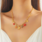 316L Stainless Steel Necklace New Trend - Piña Colada