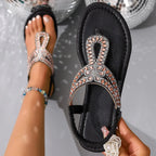 Minimalist Flat Slip-On Sandals - Piña Colada