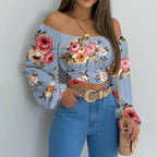 Off Shoulder Blouse - Piña Colada