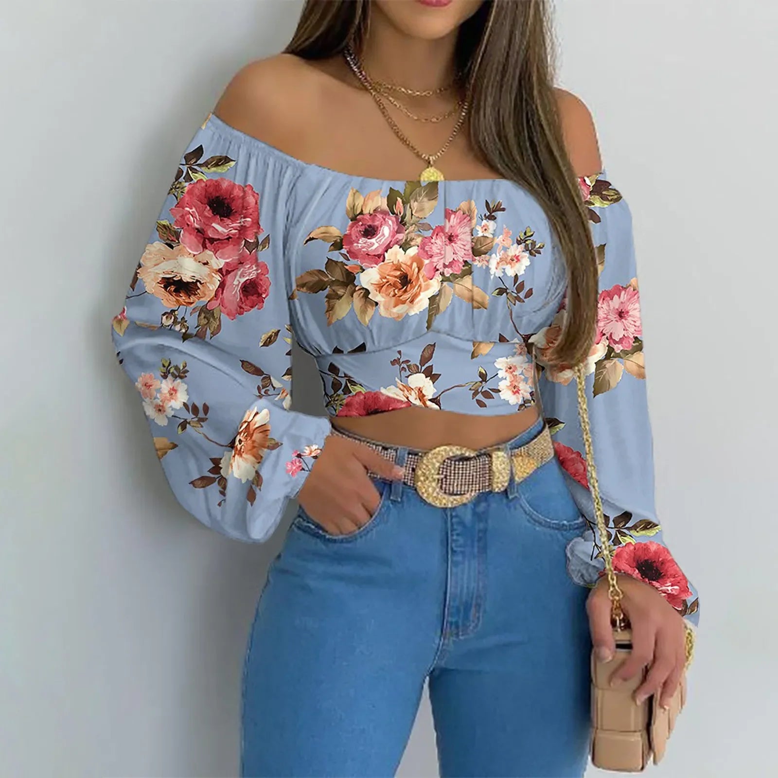 Off Shoulder Blouse - Piña Colada