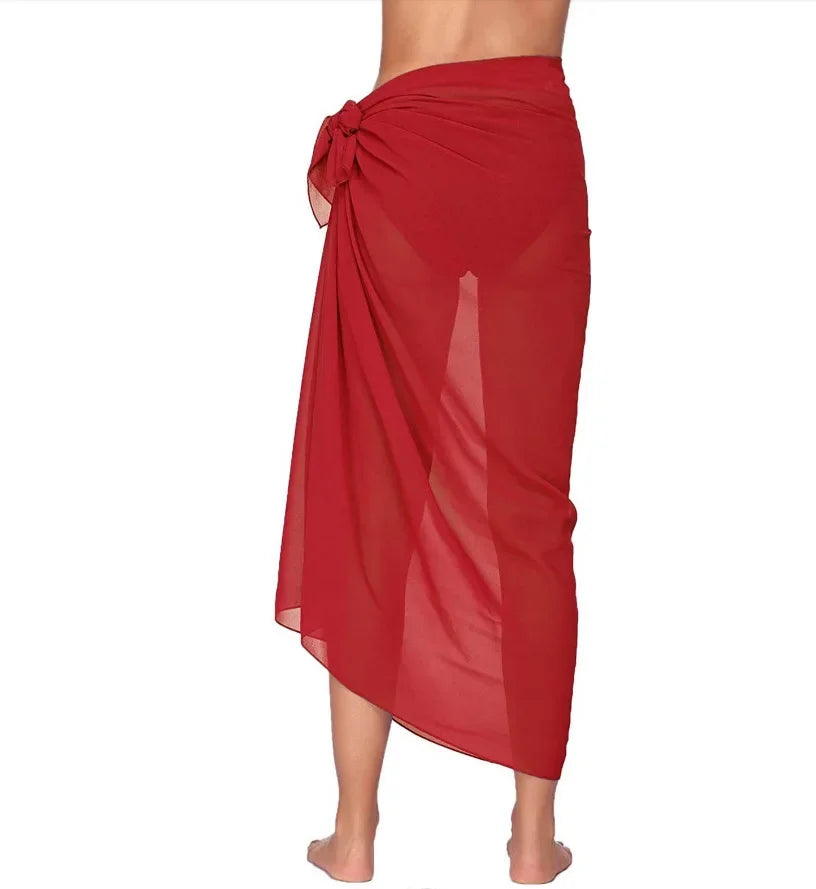 Beach Long Skirt Chiffon - Piña Colada