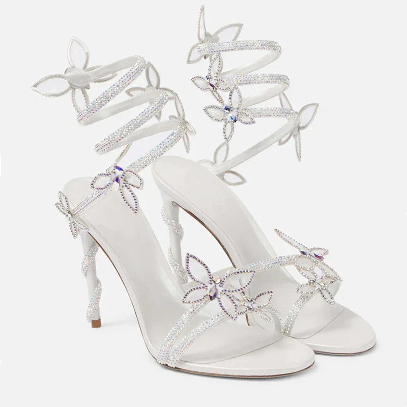 Butterfly Detail Women Sandals - Piña Colada