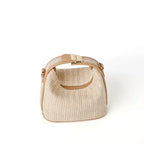 Small Straw Handbag Trendy - Piña Colada
