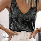 Sequins Summer Top - Piña Colada