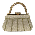 CLUTCH GLITTER BAG FOR EVENING - Piña Colada