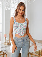 Print Corset Top Women - Piña Colada