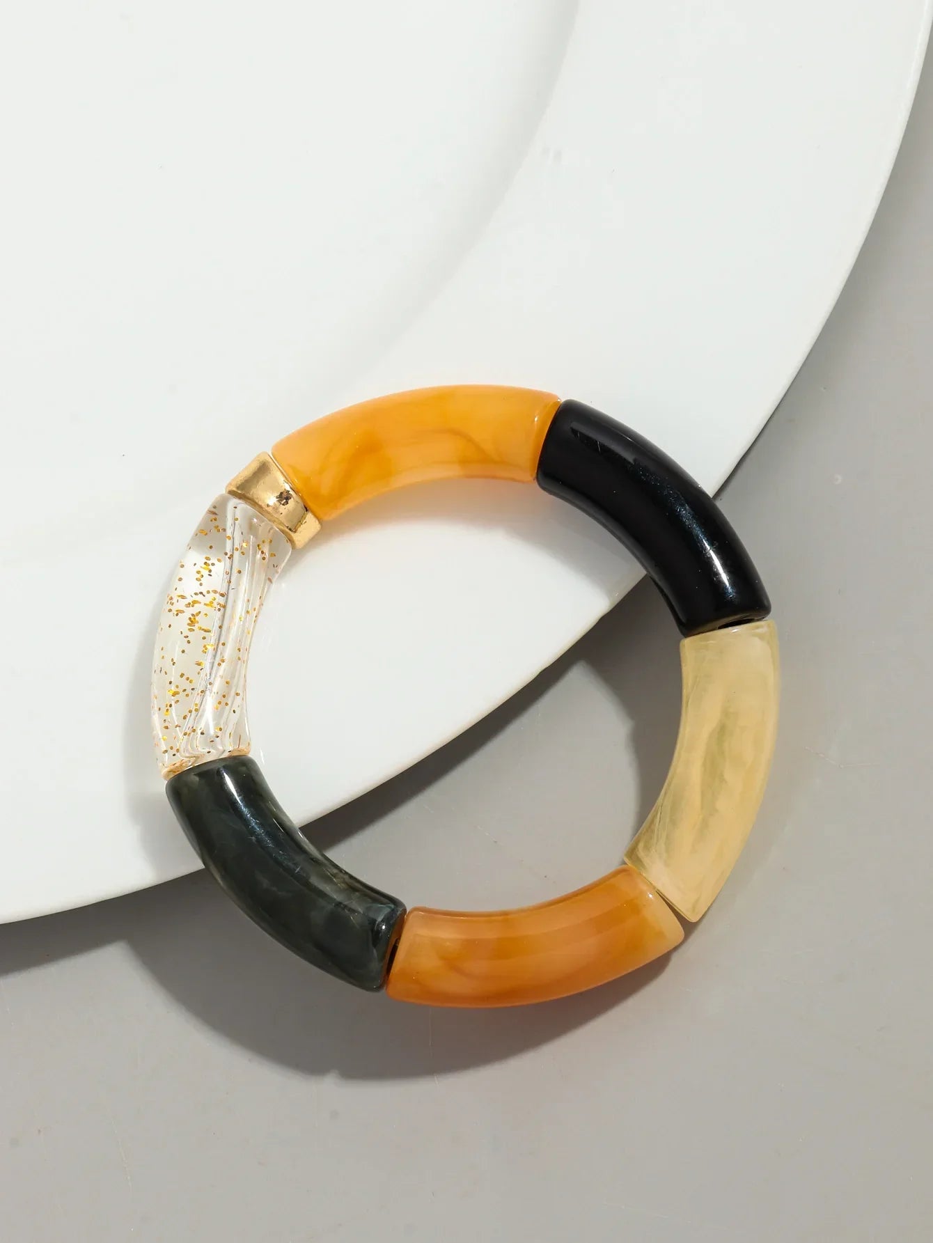 Acrylic Design Bracelet - Piña Colada