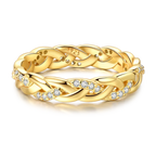 925 Sterling Ring Gold - Piña Colada