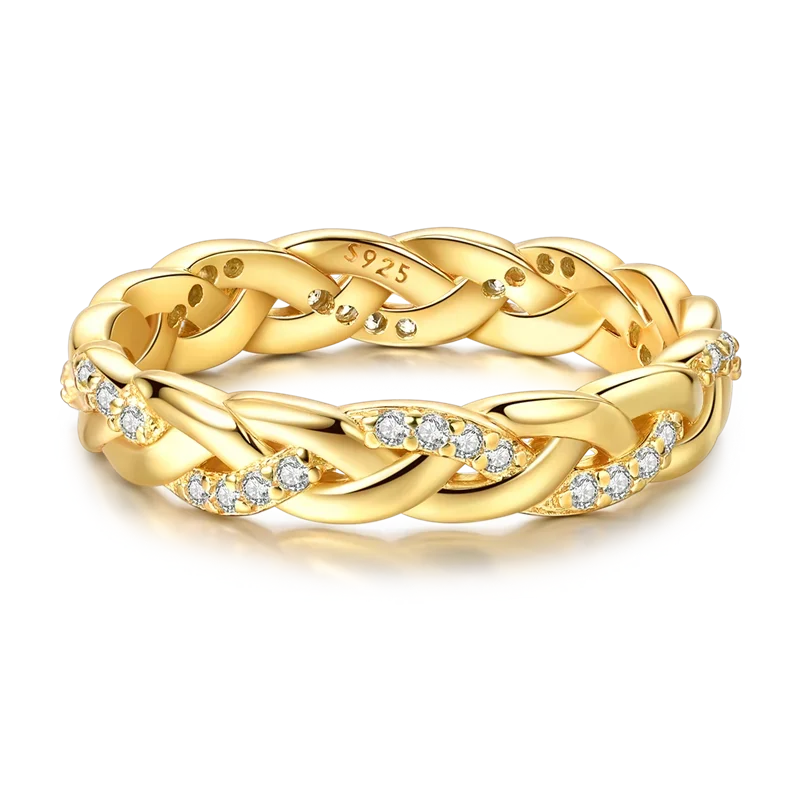 925 Sterling Ring Gold - Piña Colada