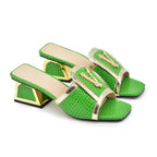Open Toe Sandals Luxury - Piña Colada