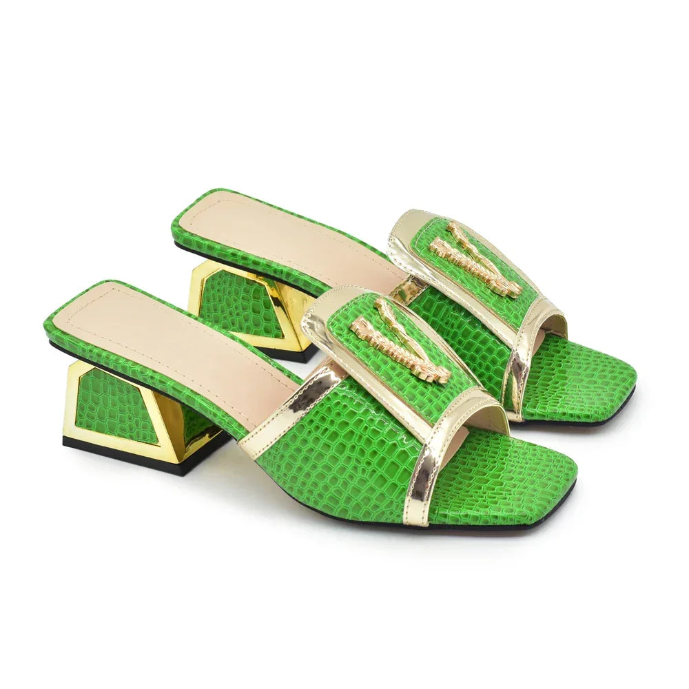 Open Toe Sandals Luxury - Piña Colada