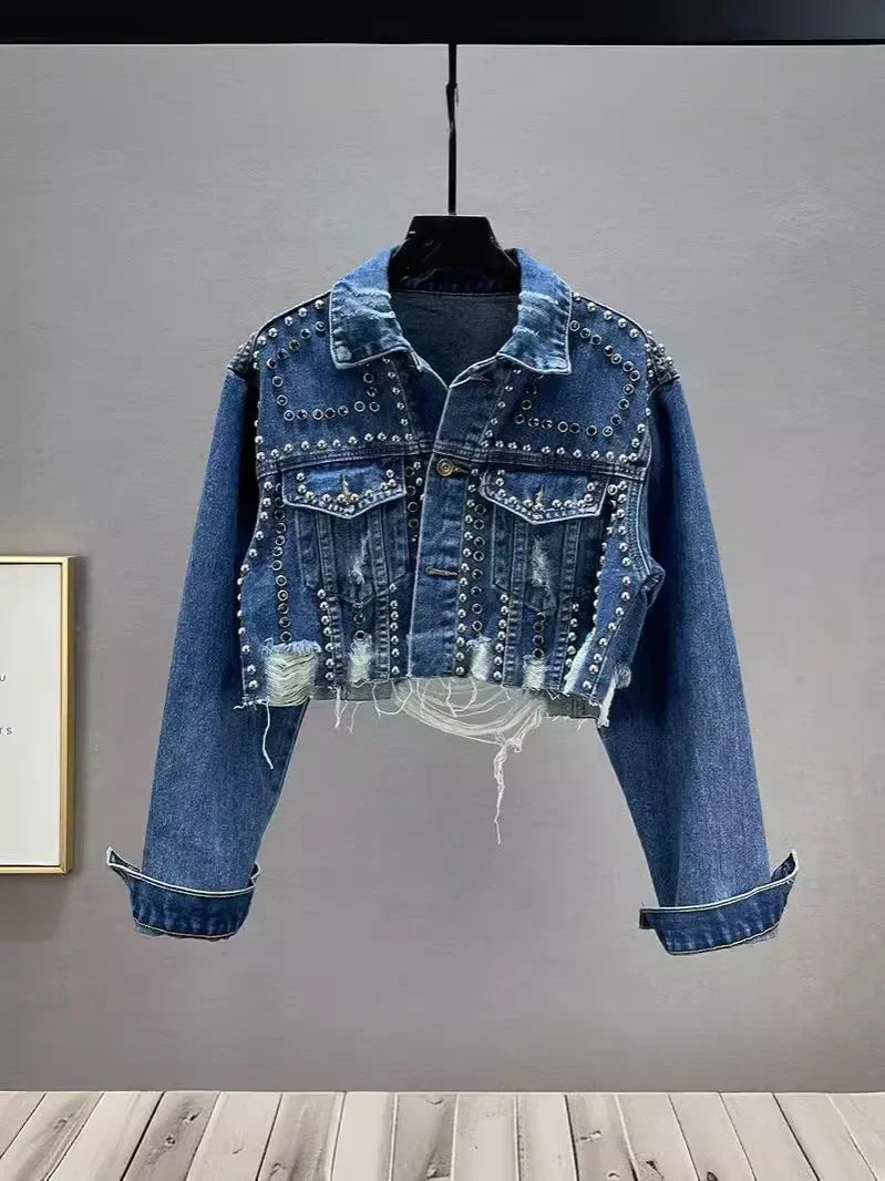 Detail Denim Jacket - Piña Colada