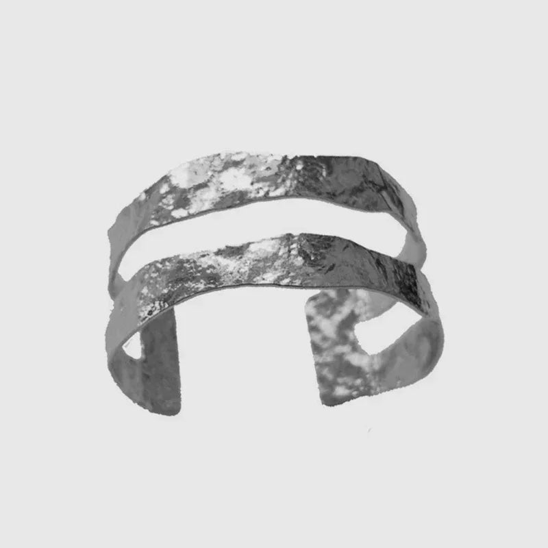 Irregular Metal Bangle - Piña Colada